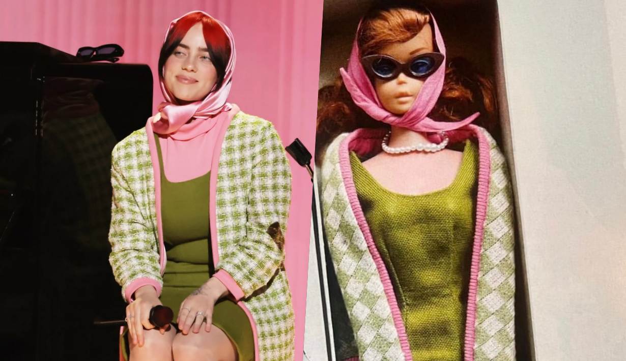 barbie-movie-vintage-doll-1965-billie-eilish-grammys-performance-2024-song-of-the-year