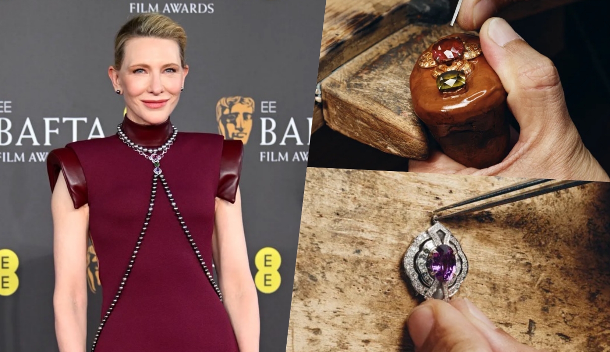 Cate-Blanchett-Louis-Vuitton-Bafta-2024-Body-Jewelry-Dress-Red-Actress