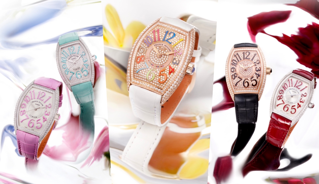 franck-muller-curvex-CX-lady-collection-colors-diamond-alligator-straps-new-campaign-2023
