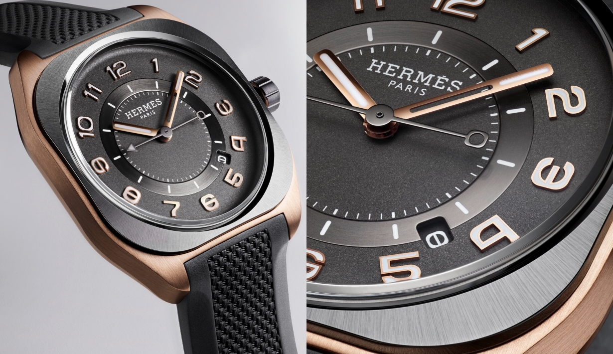 Hermès-Hermès-H08-watch-sport-launch-titanium-rose-gold