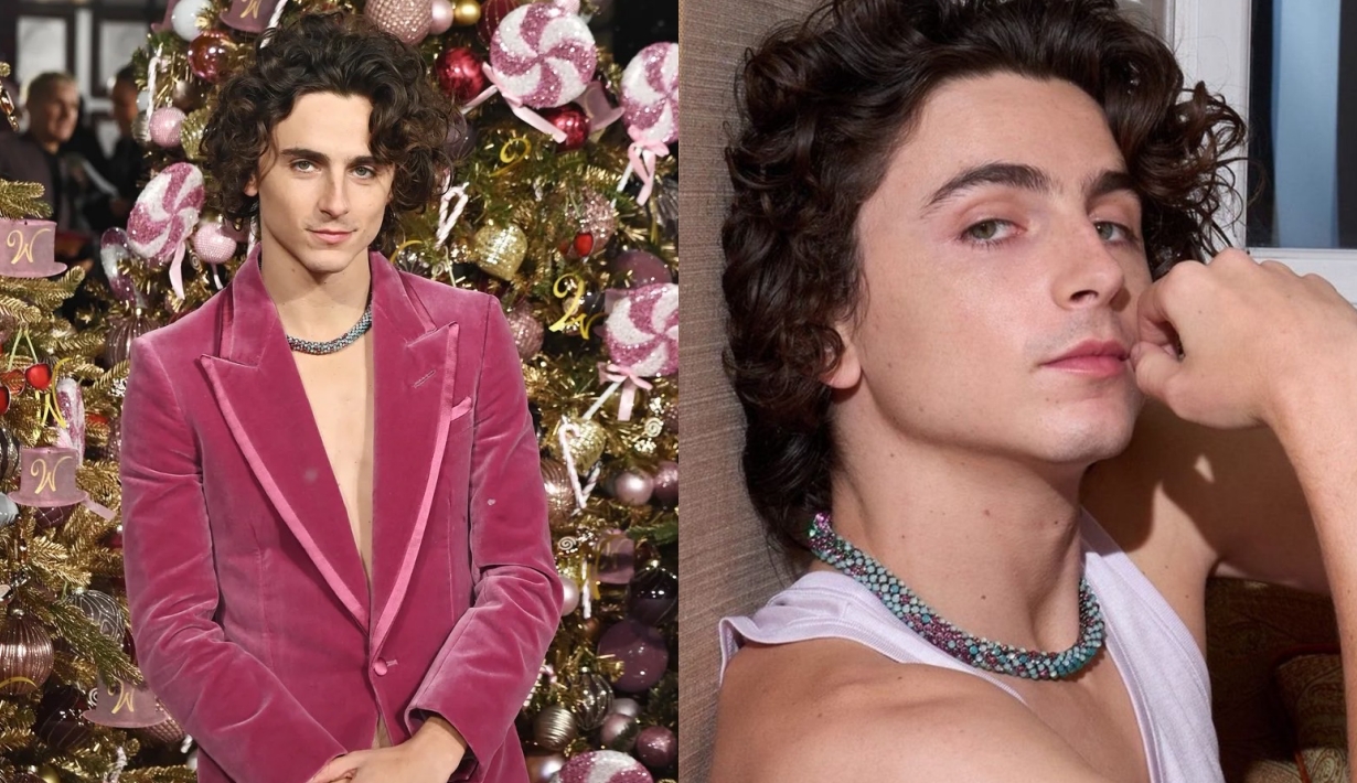 cartier-necklace-timothee-chalamet-custom-necklace-willy-wonka-premiere-movie