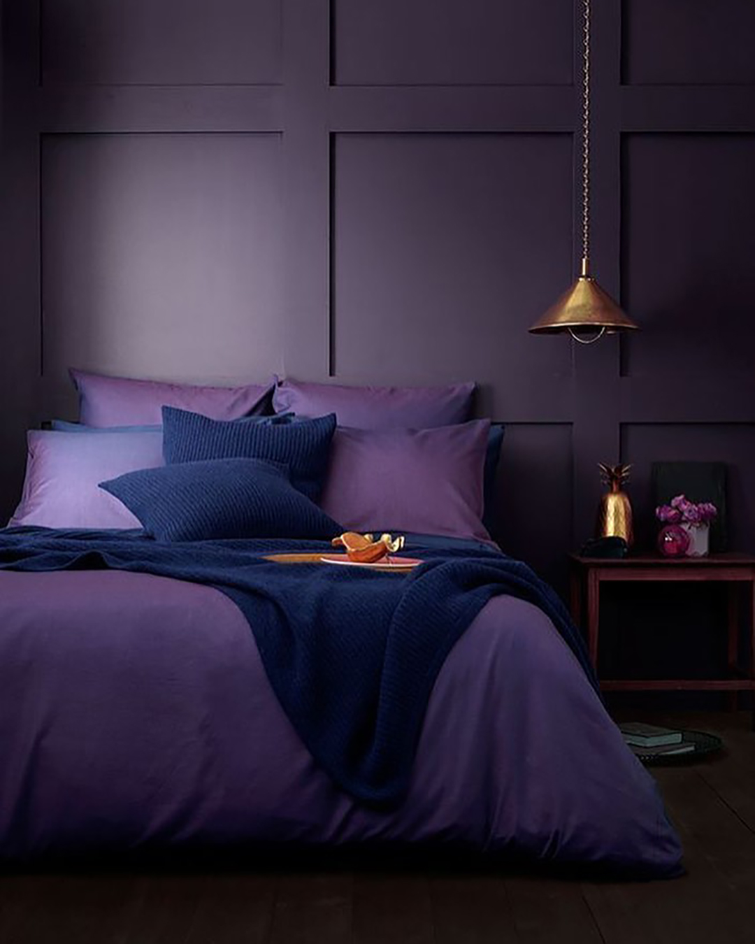 purple bedroom