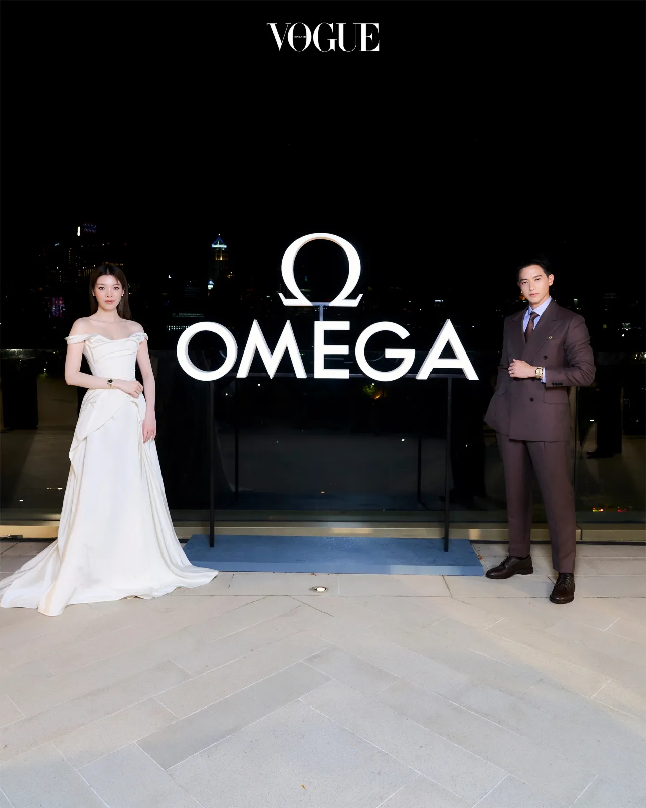 เจมส์จิ ออม OMEGA Aqua Terra 30mm