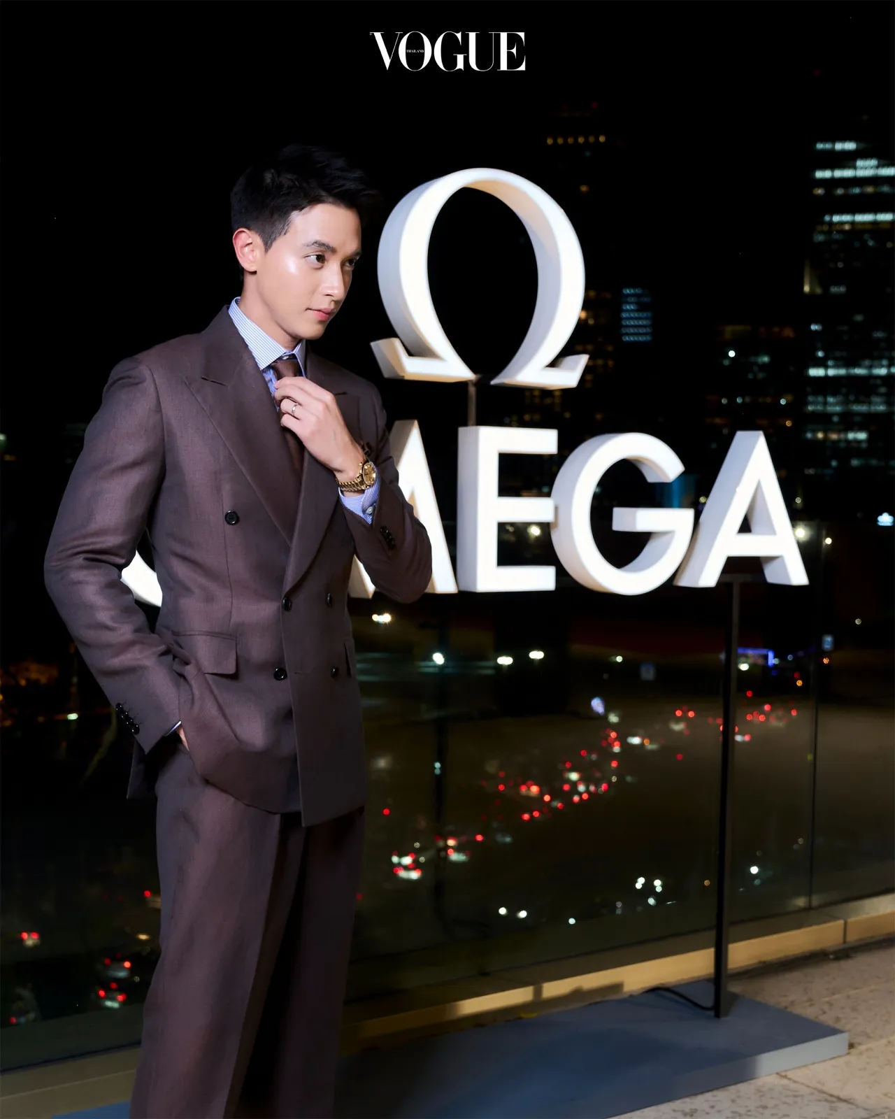 เจมส์จิ ออม OMEGA Aqua Terra 30mm
