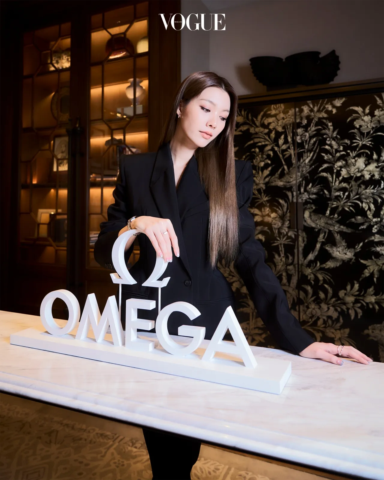 เจมส์จิ ออม OMEGA Aqua Terra 30mm