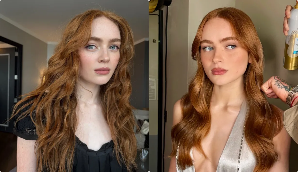 อัปเดตสีผม ‘Ginger Copper’ สีส้มประกายทองแดงสุดไอคอนิกแบบ Sadie Sink
