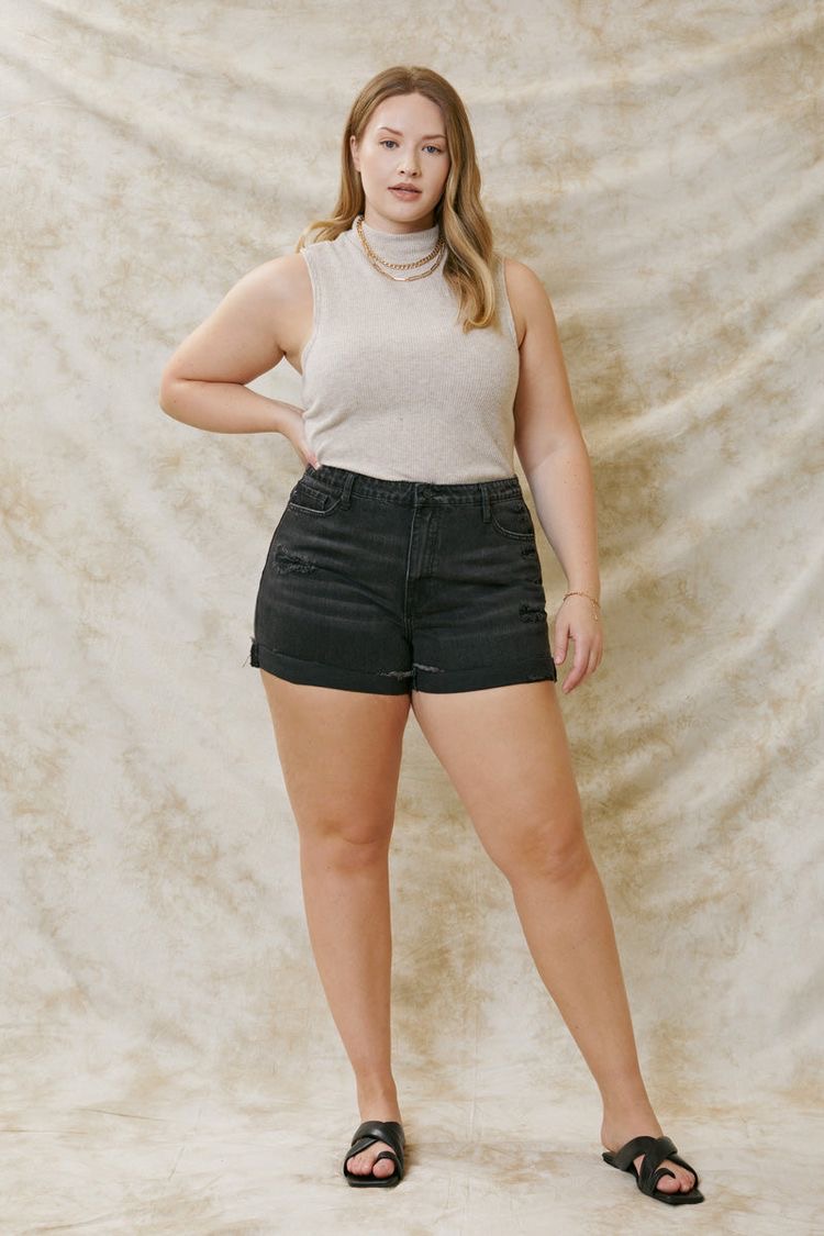 shorts for plussize