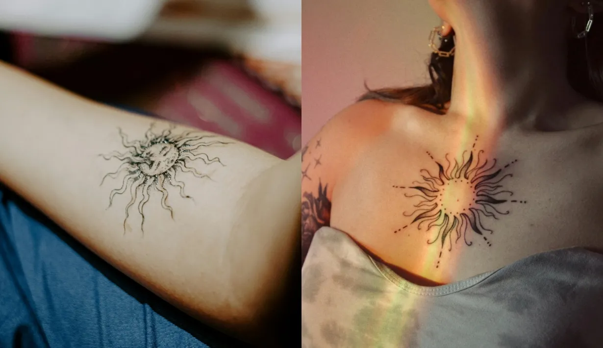 รอยสักพระอาทิตย์