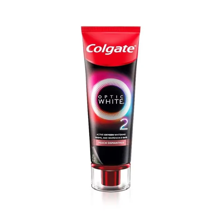 ยาสีฟัน ฟันขาว Toothpaste Optic White O2 Peach Osmanthus Colgate