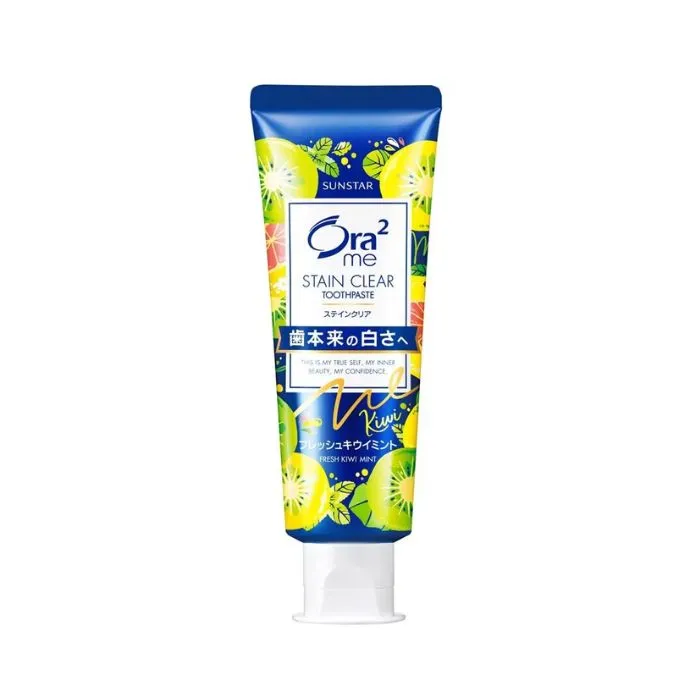 ยาสีฟัน ฟันขาว Ora2 Me Stain Clear Toothpaste Fresh Kiwi Mint